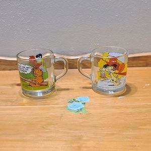 Vintage Garfield McDonald's Cups - Lot of 2